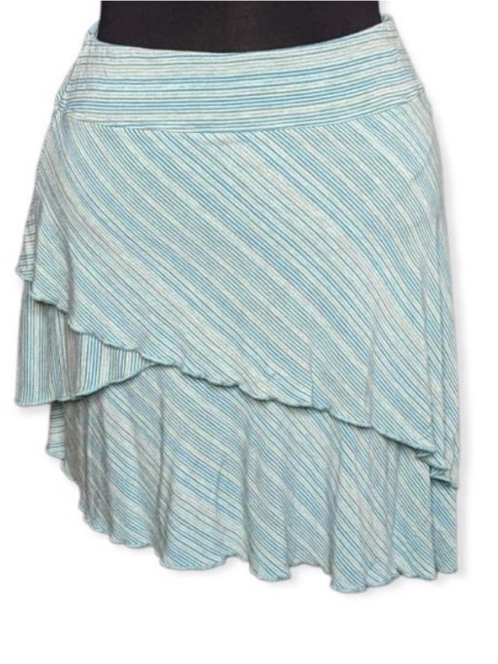 Athleta Skim Shadows Striped Skirt M